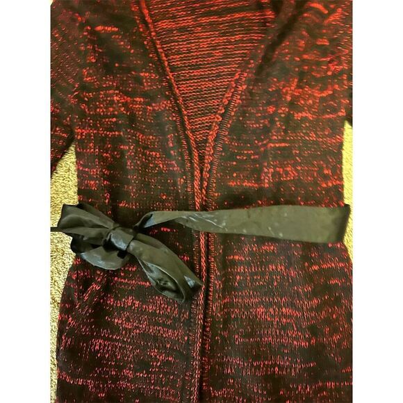 Narciso Rodriguez Women's L Multicolor Belted Cardigan Sweater - Picture 4 of 7